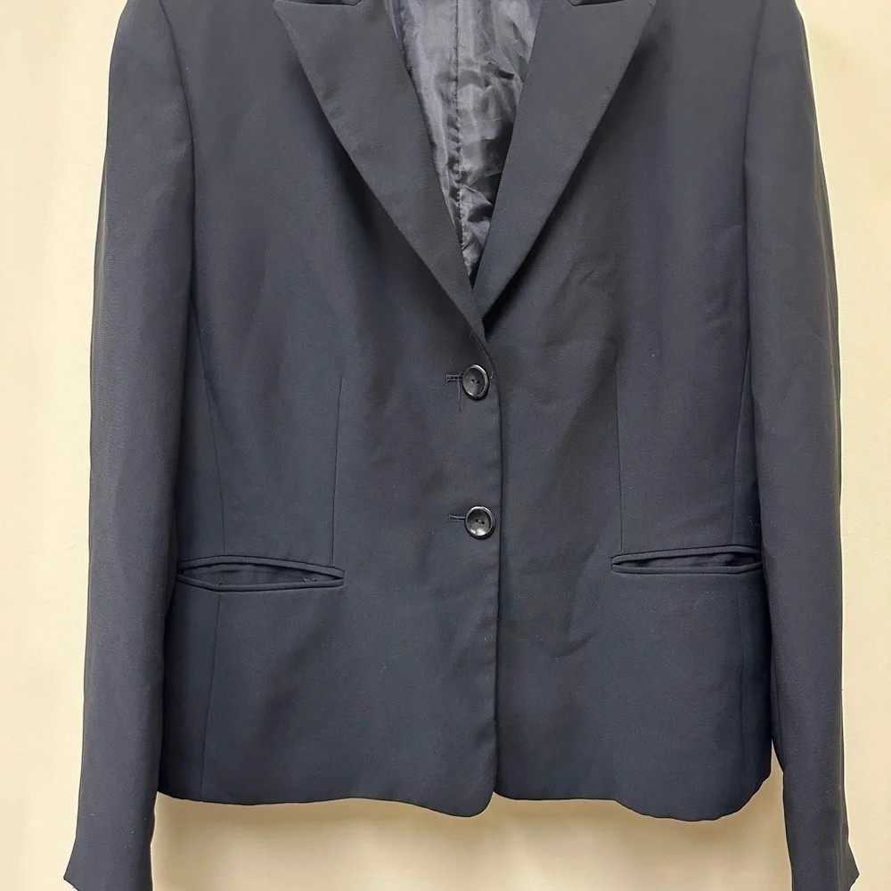 Black Blazer Size 10 Corpcore Boardroom Office siren